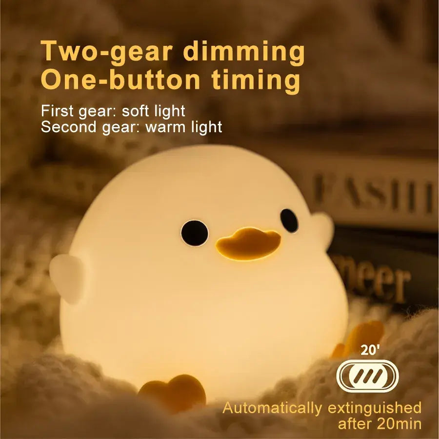 Delightful Duckling LED Night Light: A Whimsical Bedtime Companion