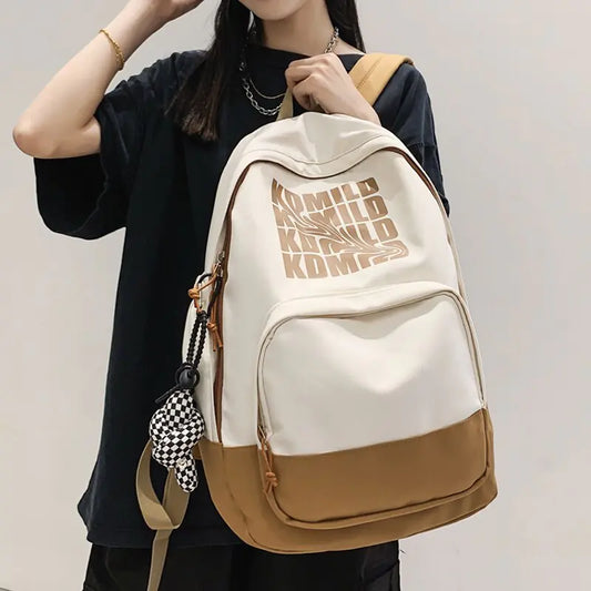 Chic Letter-Print Multifunctional Women’s Backpack