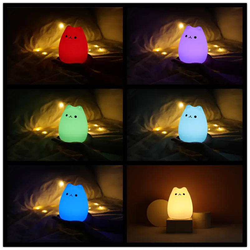 Enchanting Kawaii Cat Night Lamp: A Whimsical Companion for Your Child’s Dreamy Nights