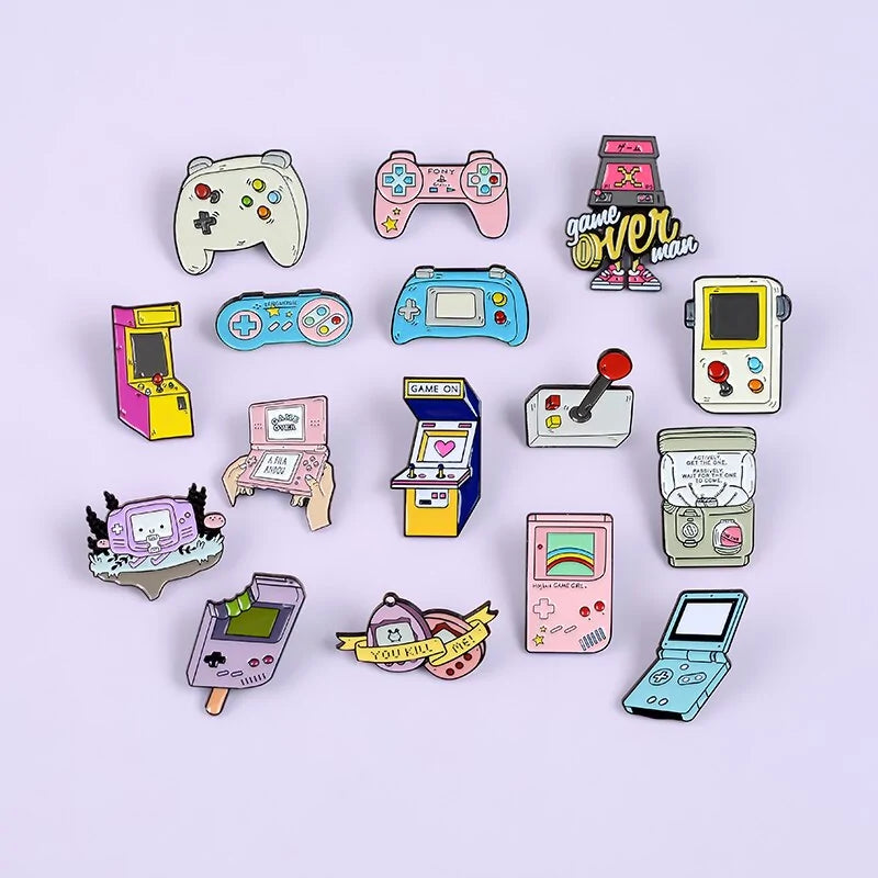 Vintage Arcade Extravaganza: Enamel Pins