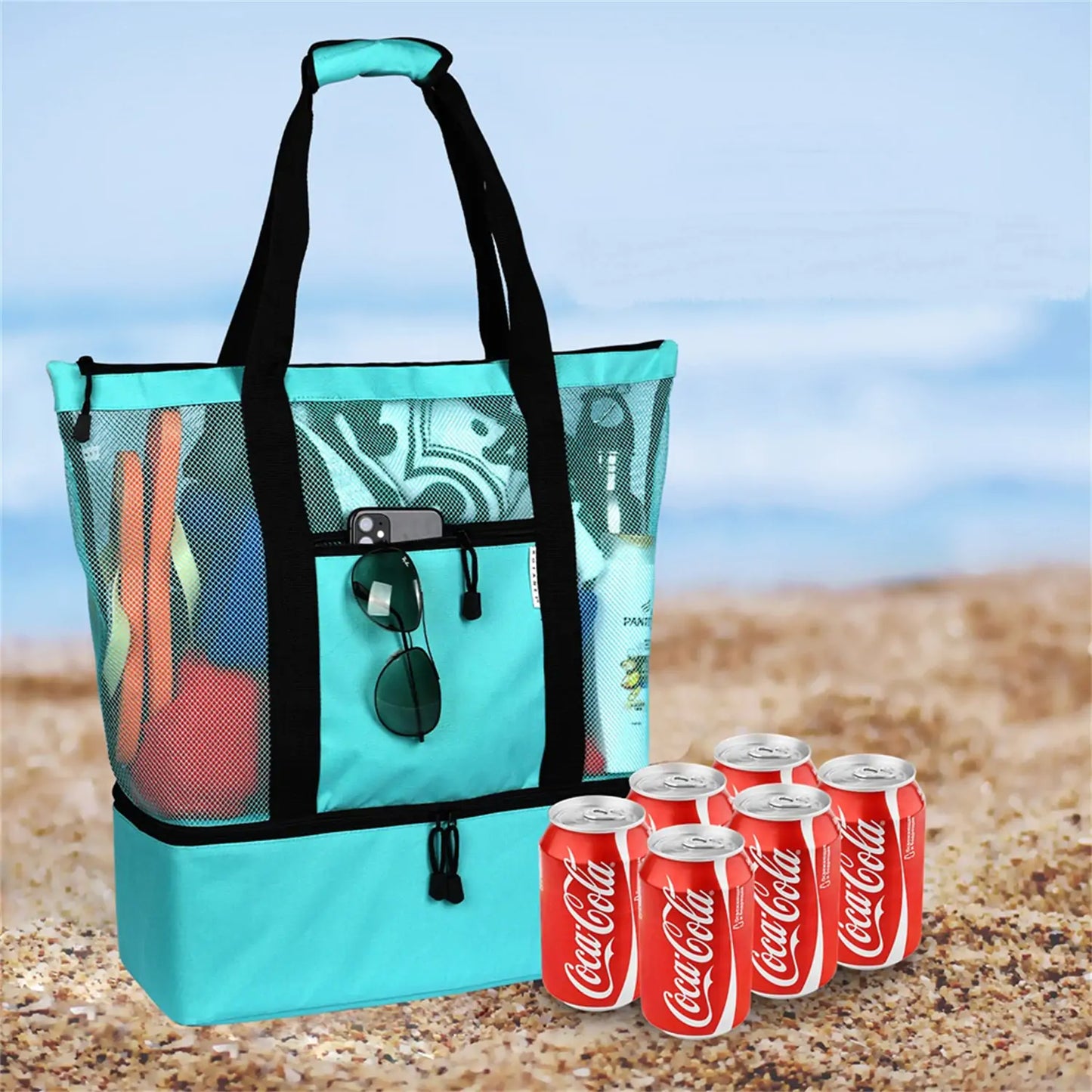 Ultimate Spacious Summer Beach Bag - Vibrant & Stylish