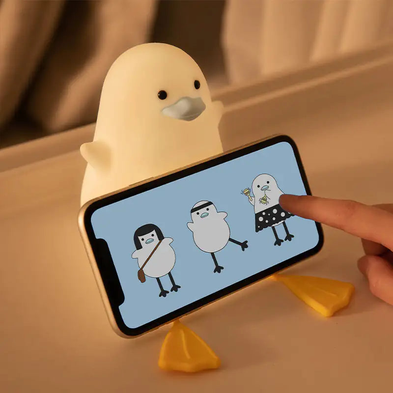 Dewey™ the Duck: A Plush Night Light for Tranquil Bedtimes