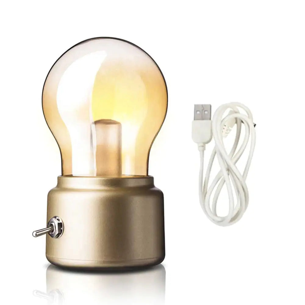 Electro Bulb - Rechargeable LED Table Lamp, Stylish and Portable