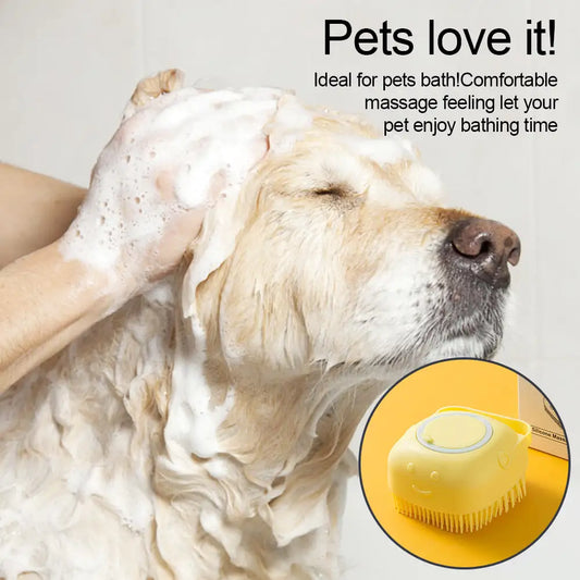 Ultimate Soft Silicone Pet Brush for Relaxing Grooming Sessions