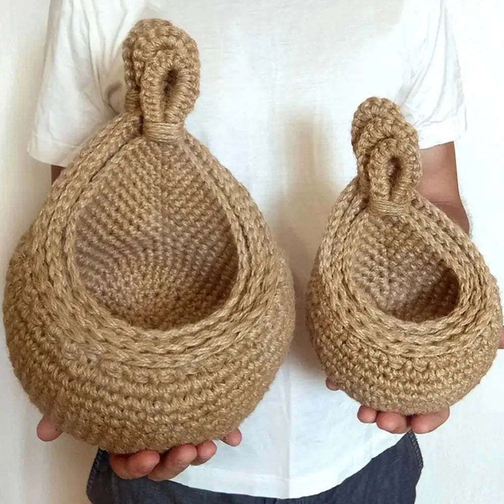 Artisanal Jute Nest Baskets: Handwoven, Eco-Friendly, and Multifunctional