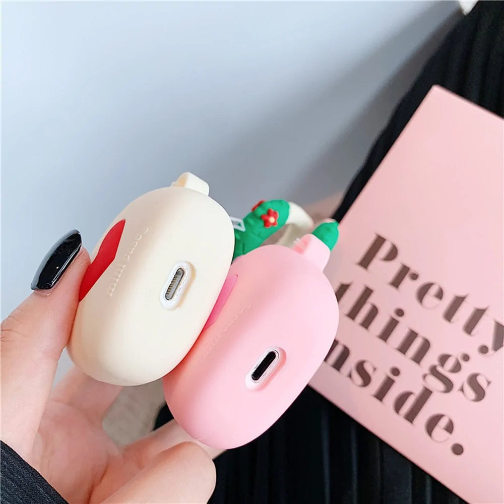 Cactus-Themed Protective Case for AirPods: Ultimate Earbud Safety in Style