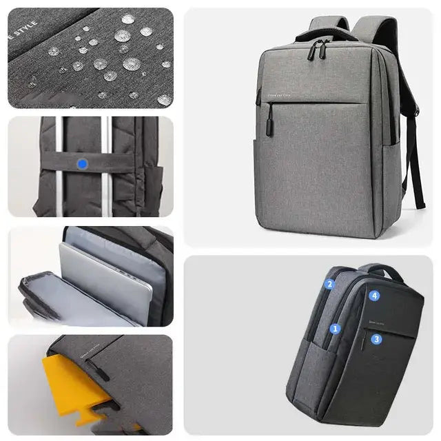 Premium Waterproof Laptop Backpack - Spacious & Durable