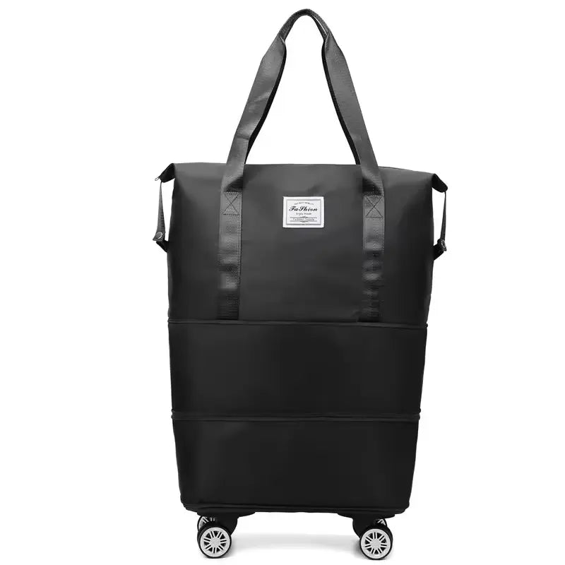 Versatile Expandable Travel Bag with Easy-Glide Detachable Wheels