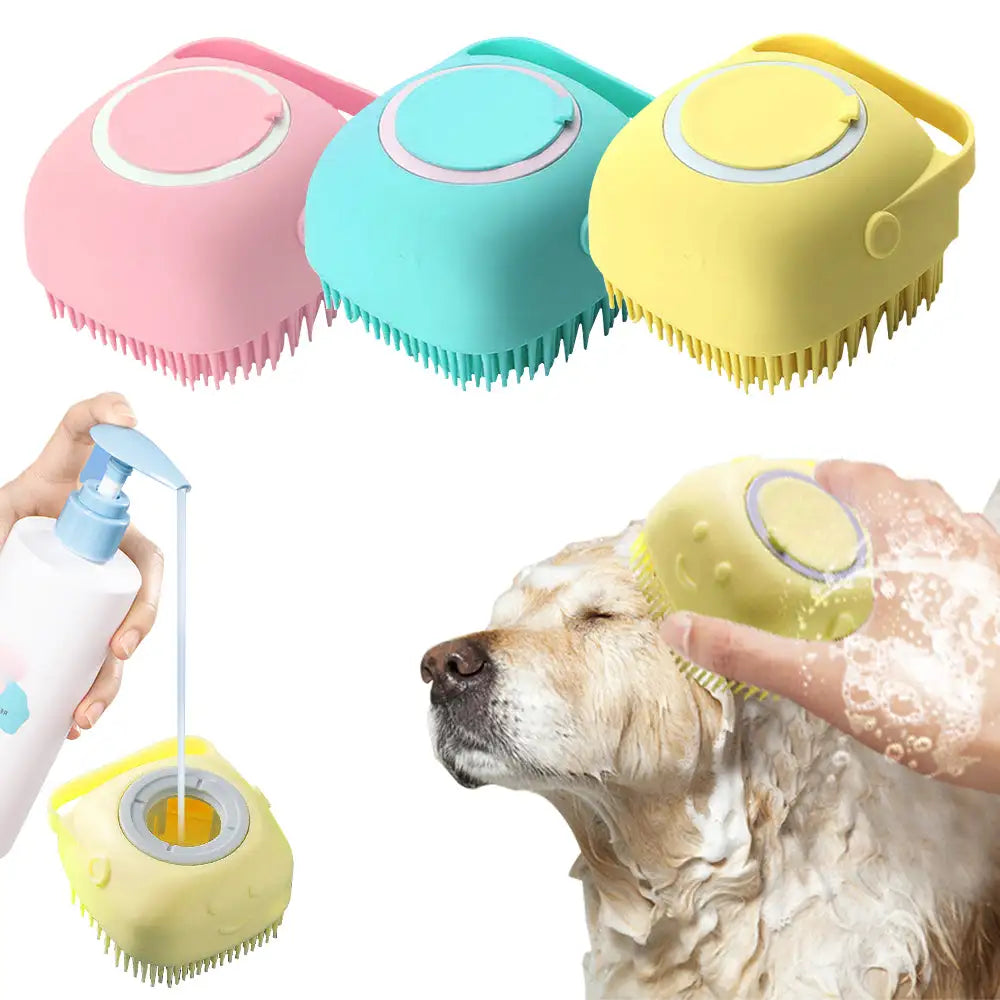 Ultimate Soft Silicone Pet Brush for Relaxing Grooming Sessions