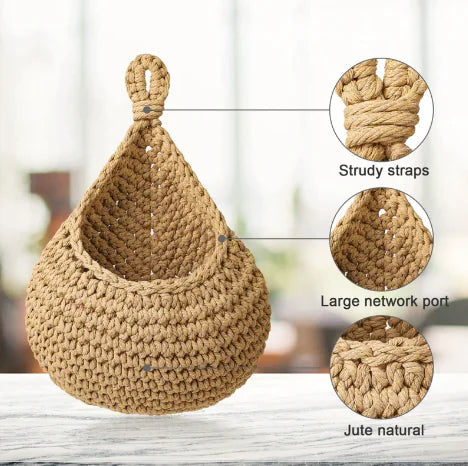 Artisanal Jute Nest Baskets: Handwoven, Eco-Friendly, and Multifunctional