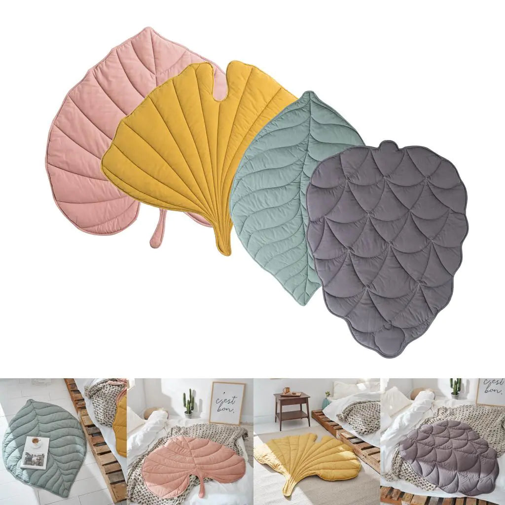 Eco-Friendly Leaf-Shape Floor Pad: Comfort Meets Style