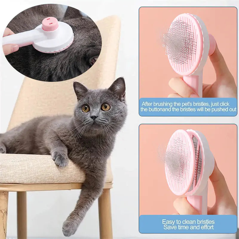 Ultimate Pet Hair Removal Brush for Effortless Grooming and Clean Homes