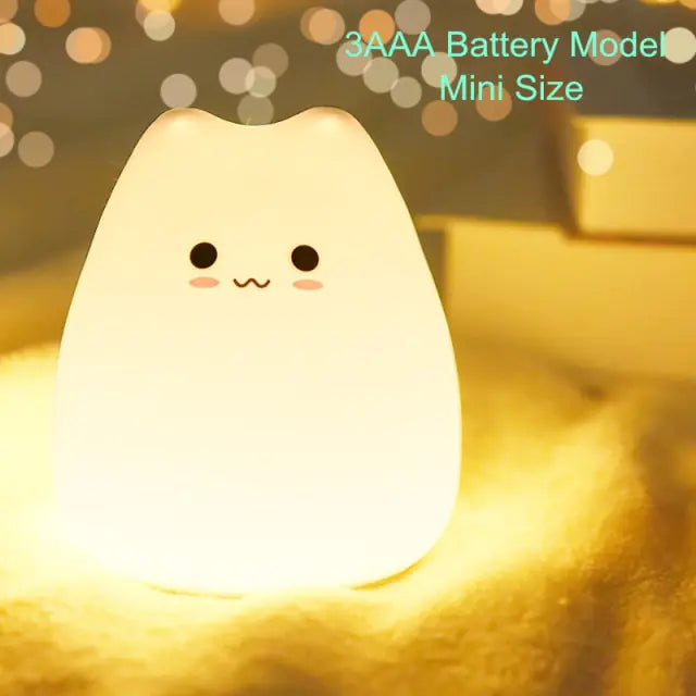 Enchanting Kawaii Cat Night Lamp: A Whimsical Companion for Your Child’s Dreamy Nights