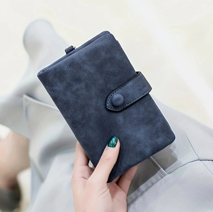 Elegant PU Leather Tri-Fold Wallet for Everyday Elegance