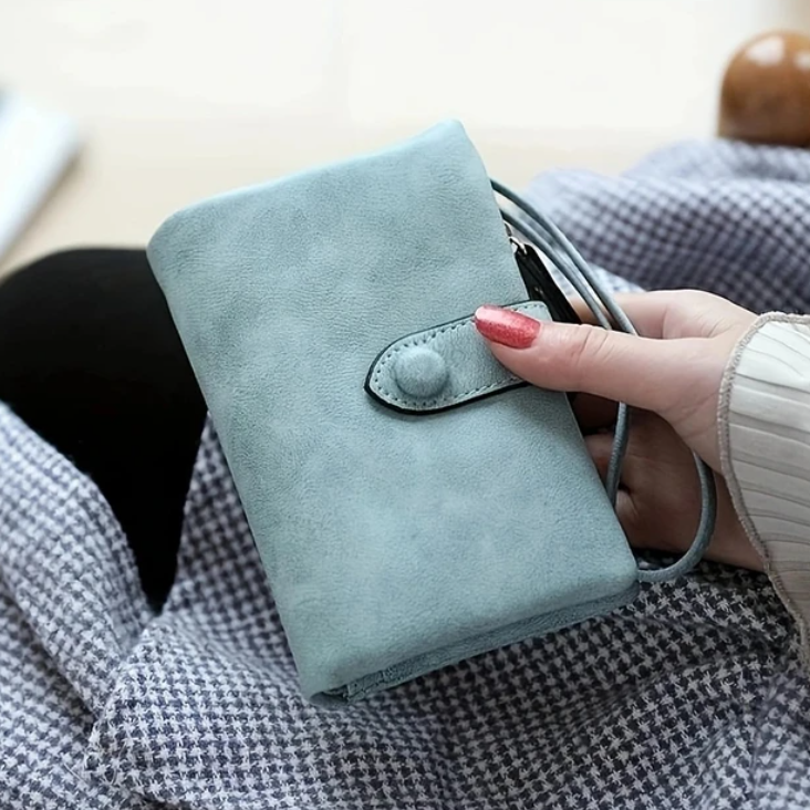 Elegant PU Leather Tri-Fold Wallet for Everyday Elegance