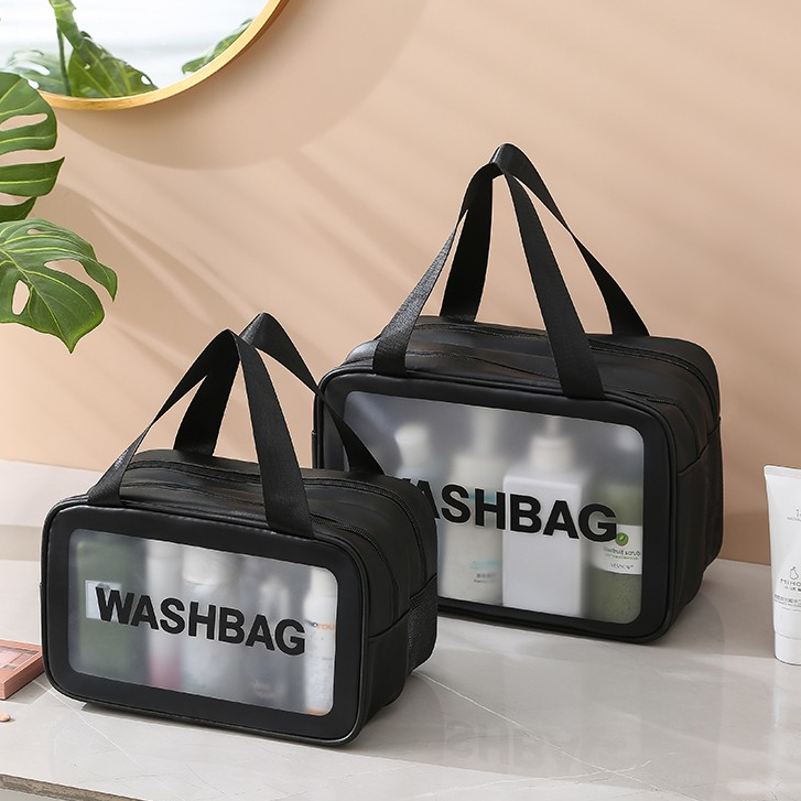 Versatile Wet-Dry Separation Makeup & Toiletry Bag for Travel and Fitness