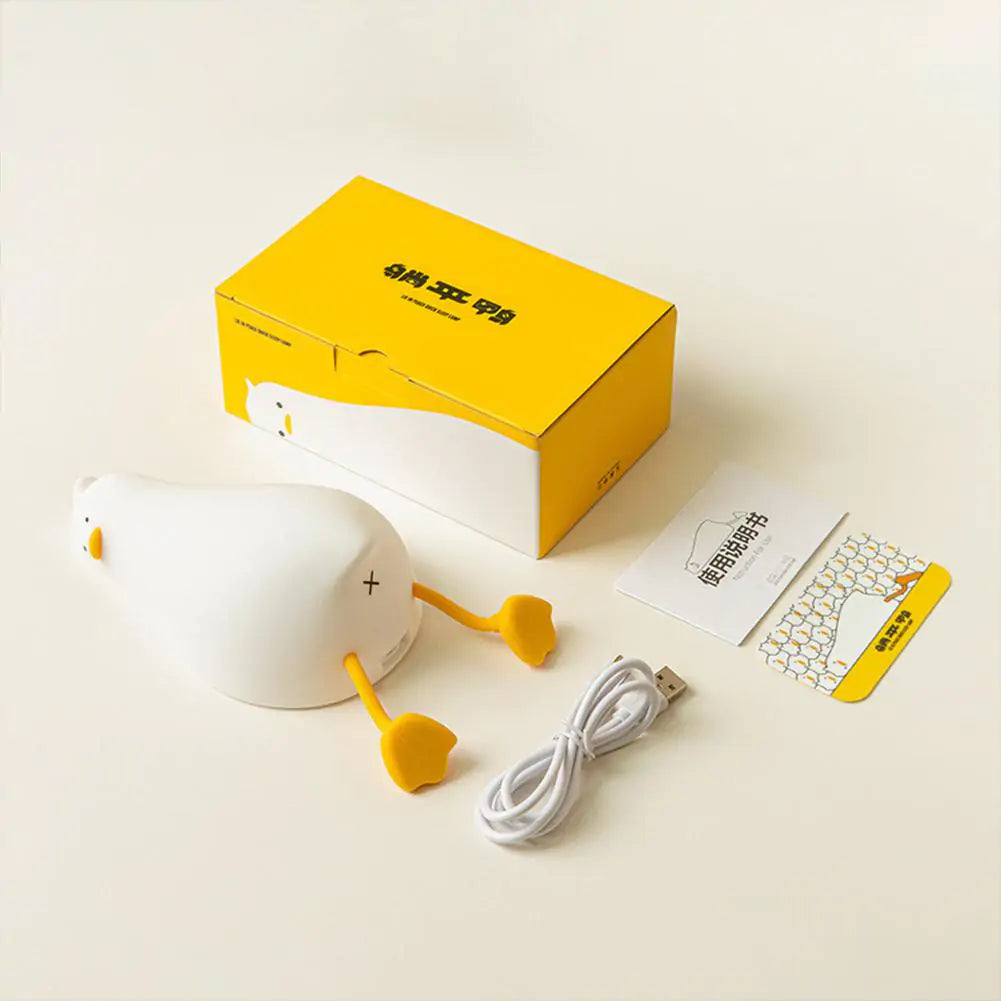 Delightful Duck Nightlight - USB Rechargeable, Perfect for Children’s Bedrooms