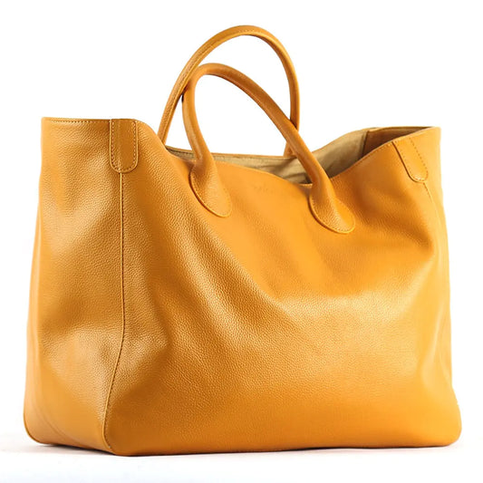 GlamGlide XL: The Ultimate Luxe Leather Tote for Women