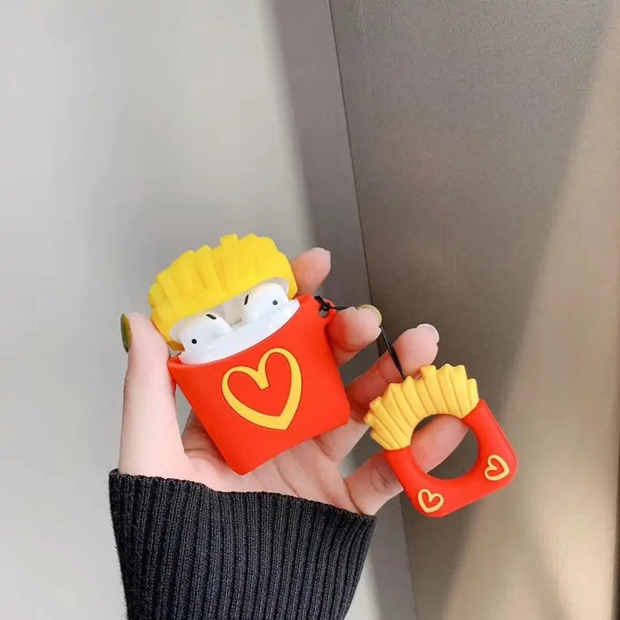 Fun and Quirky Fries and Popcorn AirPod Cases - Add Personality to Your Tech Accessories