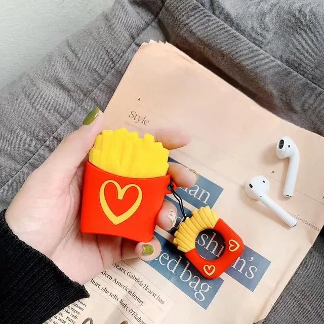 Fun and Quirky Fries and Popcorn AirPod Cases - Add Personality to Your Tech Accessories