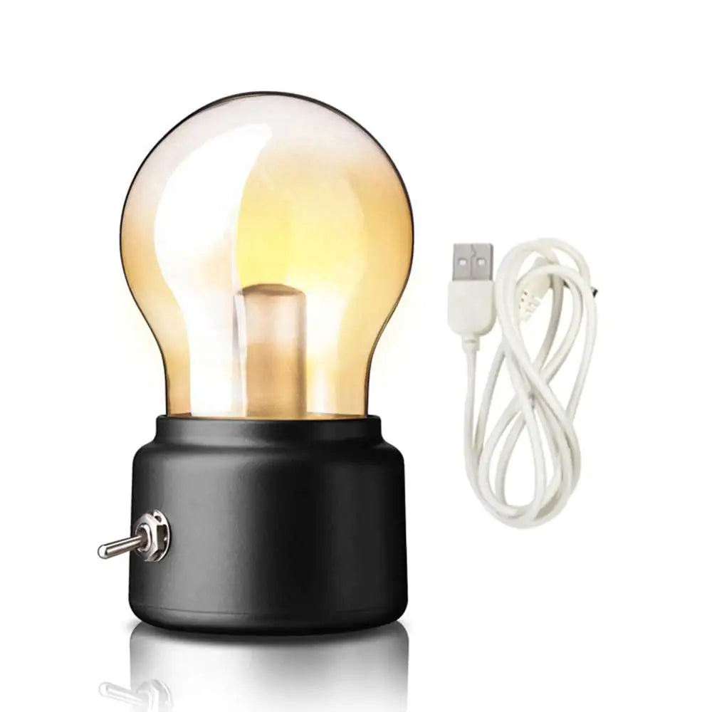 Electro Bulb - Rechargeable LED Table Lamp, Stylish and Portable