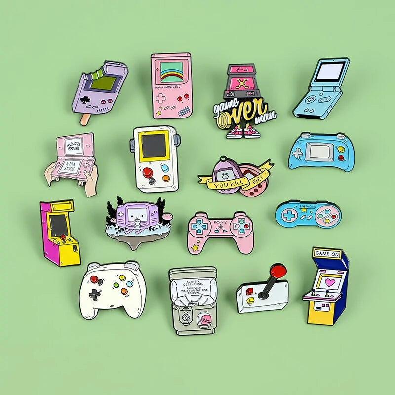 Vintage Arcade Extravaganza: Enamel Pins