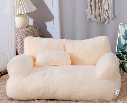 Eco-Luxury Plush Pet Sofa: A Warm, Soft Haven for Your Furry Friend