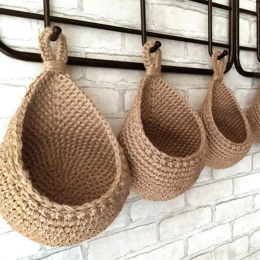 Artisanal Jute Nest Baskets: Handwoven, Eco-Friendly, and Multifunctional