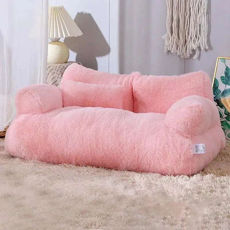 Eco-Luxury Plush Pet Sofa: A Warm, Soft Haven for Your Furry Friend