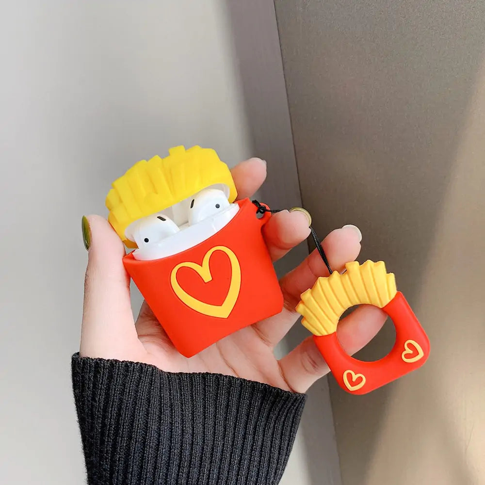 Fun and Quirky Fries and Popcorn AirPod Cases - Add Personality to Your Tech Accessories