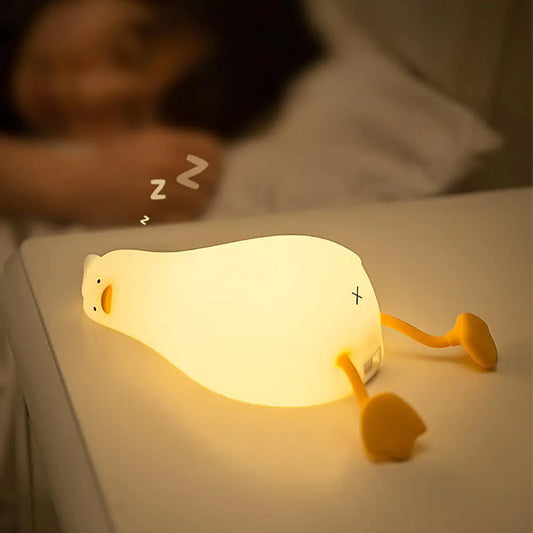 Delightful Duck Nightlight - USB Rechargeable, Perfect for Children’s Bedrooms