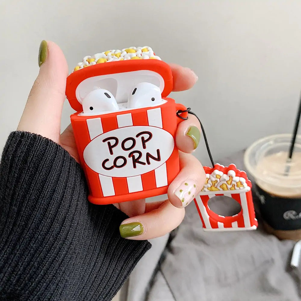 Fun and Quirky Fries and Popcorn AirPod Cases - Add Personality to Your Tech Accessories