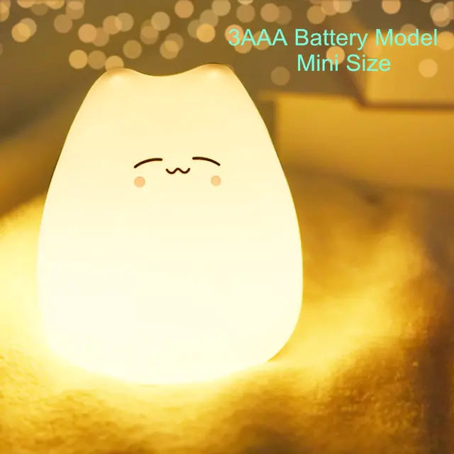 Enchanting Kawaii Cat Night Lamp: A Whimsical Companion for Your Child’s Dreamy Nights