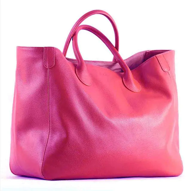 GlamGlide XL: The Ultimate Luxe Leather Tote for Women