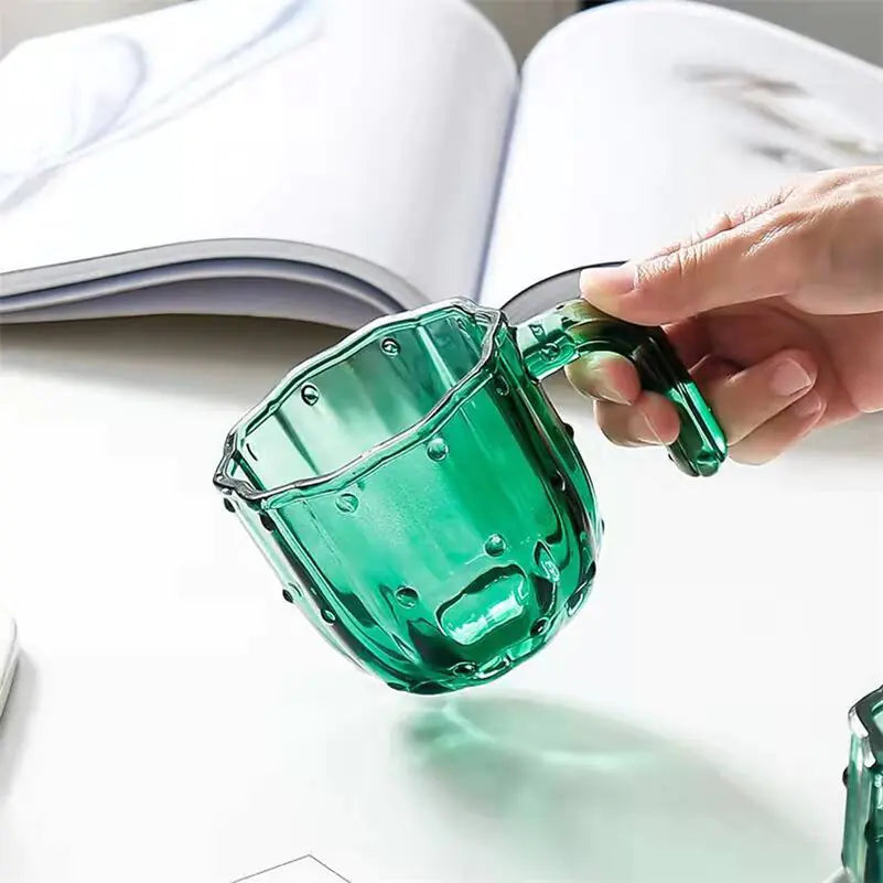 Nordic Cactus Stackable Glass Set: A Touch of Elegance for Your Beverages