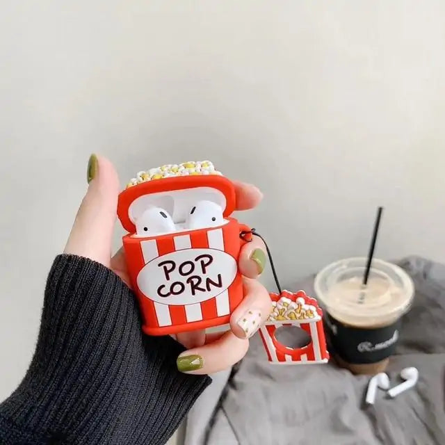 Fun and Quirky Fries and Popcorn AirPod Cases - Add Personality to Your Tech Accessories