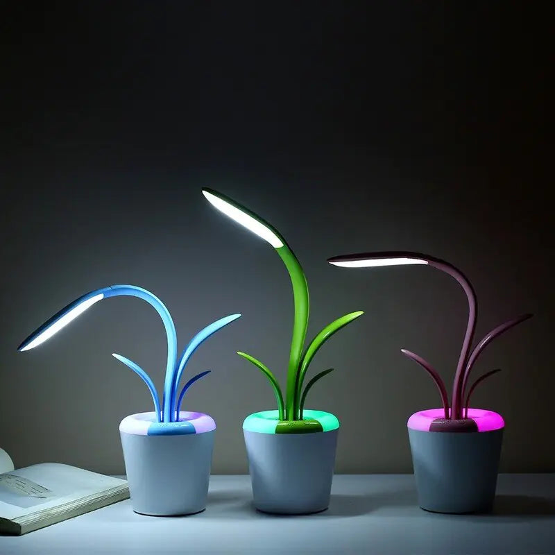 Eco-Friendly Flowerpot Table Lamp: A Fusion of Style, Functionality, and Sustainability