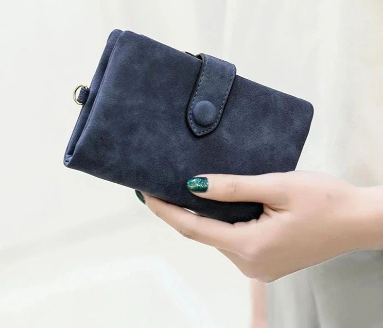 Elegant PU Leather Tri-Fold Wallet for Everyday Elegance