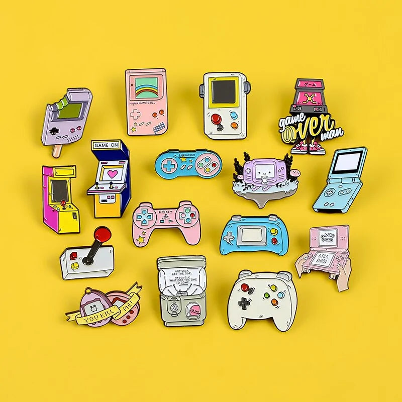 Vintage Arcade Extravaganza: Enamel Pins