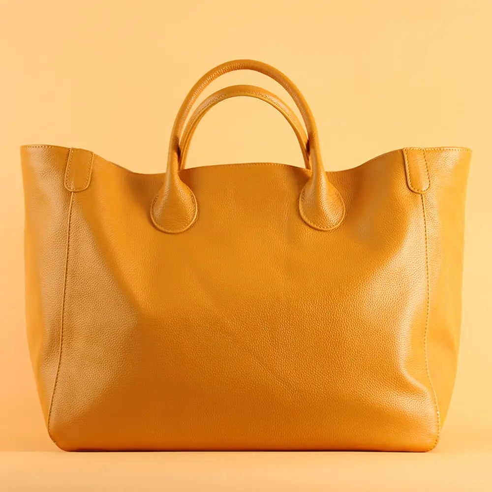 GlamGlide XL: The Ultimate Luxe Leather Tote for Women